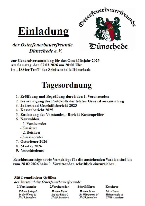 Einladung GV 07 03